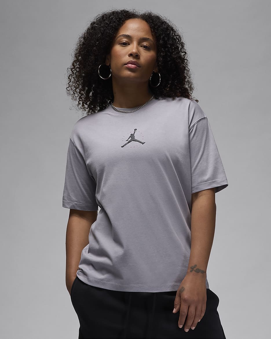Gray jordan shirt store